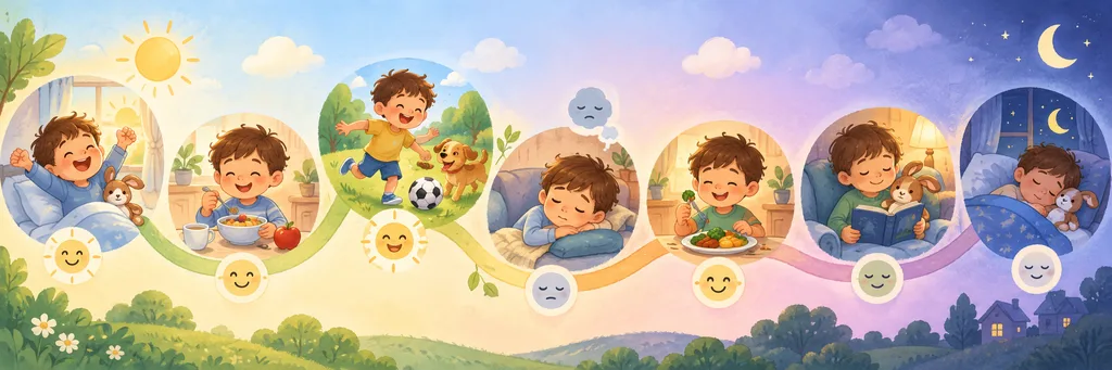 수면과 식사, 활동과 증상 변화를 잇는 하루 흐름